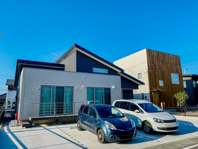カーポートのある住宅